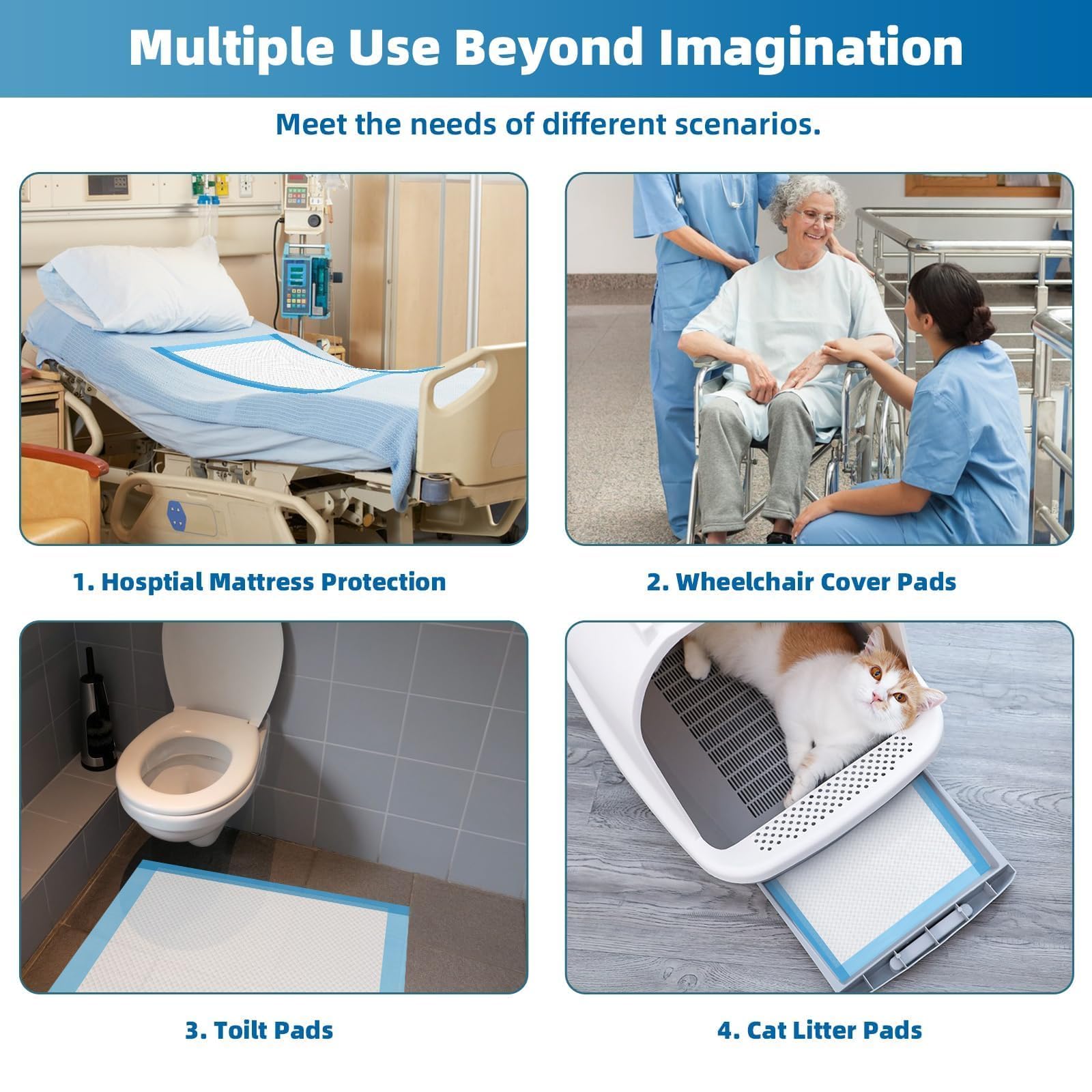 SOFYFINE Disposable Bed Pads | Leak-Proof Nighttime Protection

