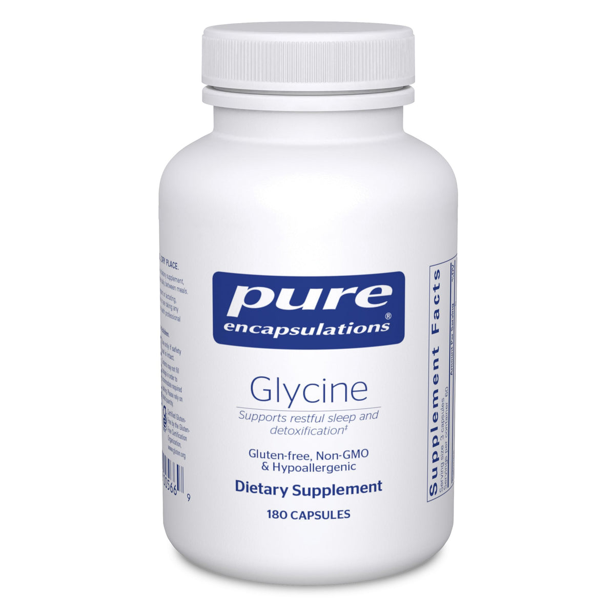 Pure Encapsulations Glycine - Sleep & Liver Detox Support - Vegan, Gluten-Free