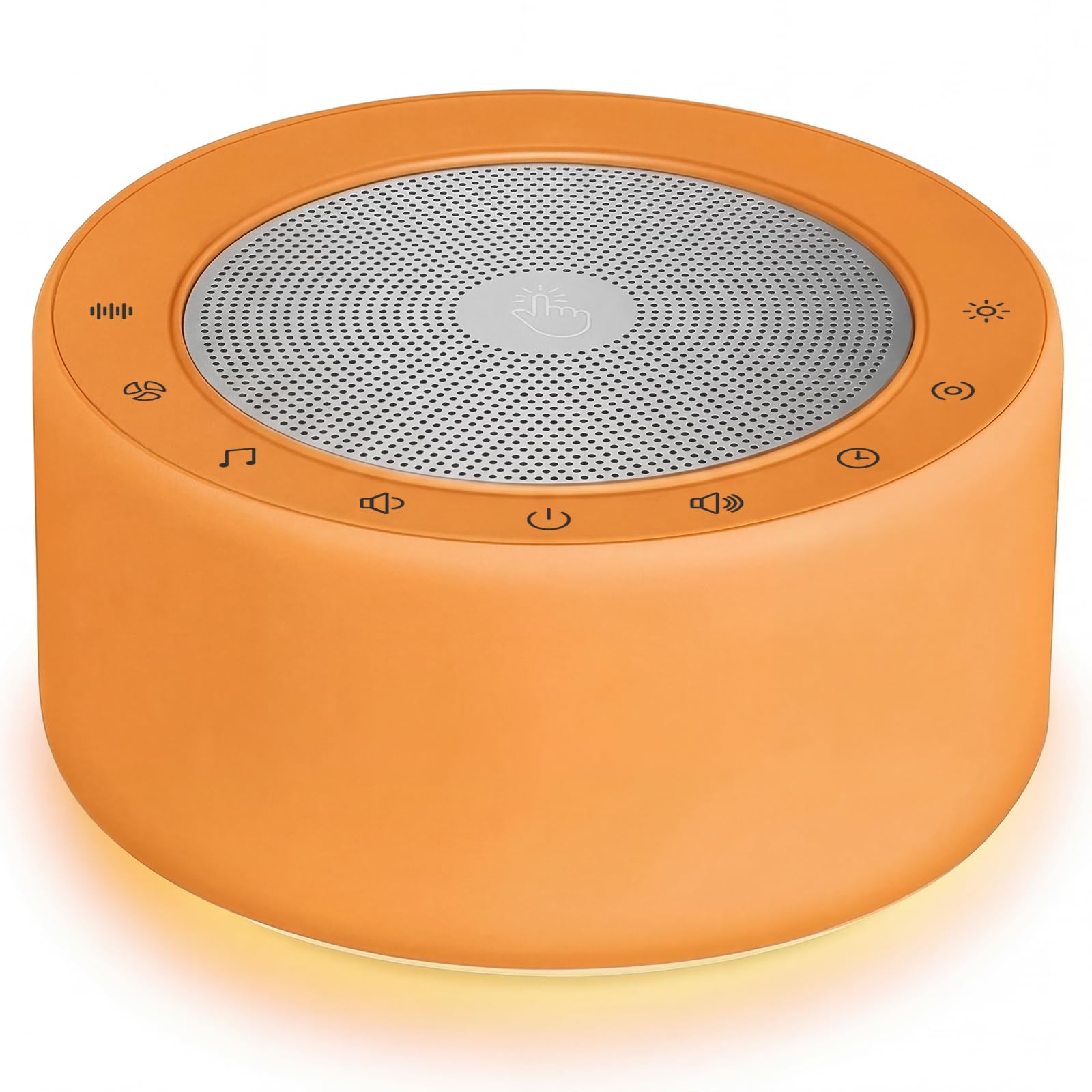 Kipcush Noise Machine for Sleep & Focus, 30 Sounds, Night Light, Memory Function