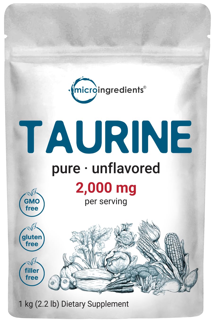 Taurine Powder Supplement by Micro Ingredients

