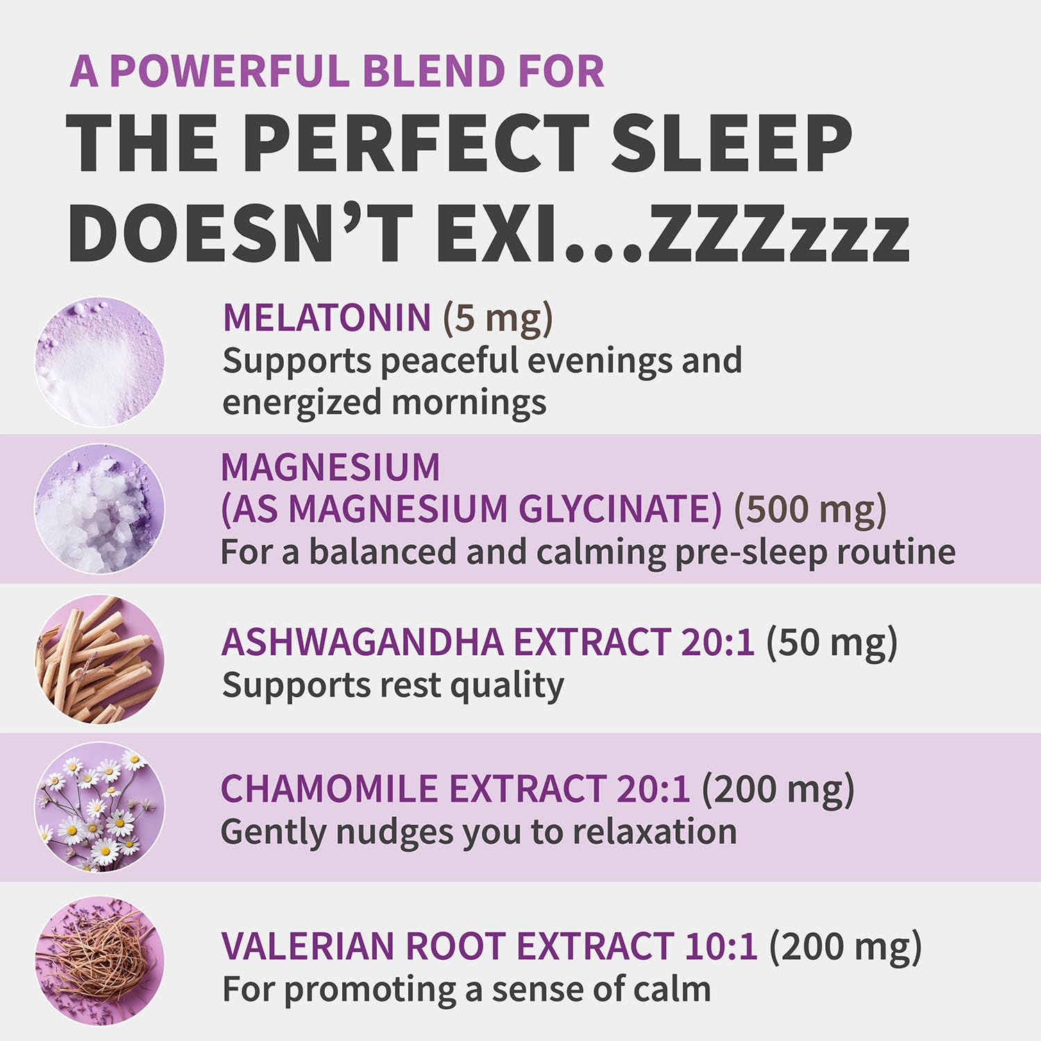 Melatonin Sleep Capsules – 12-in-1 Magnesium Glycinate Blend

