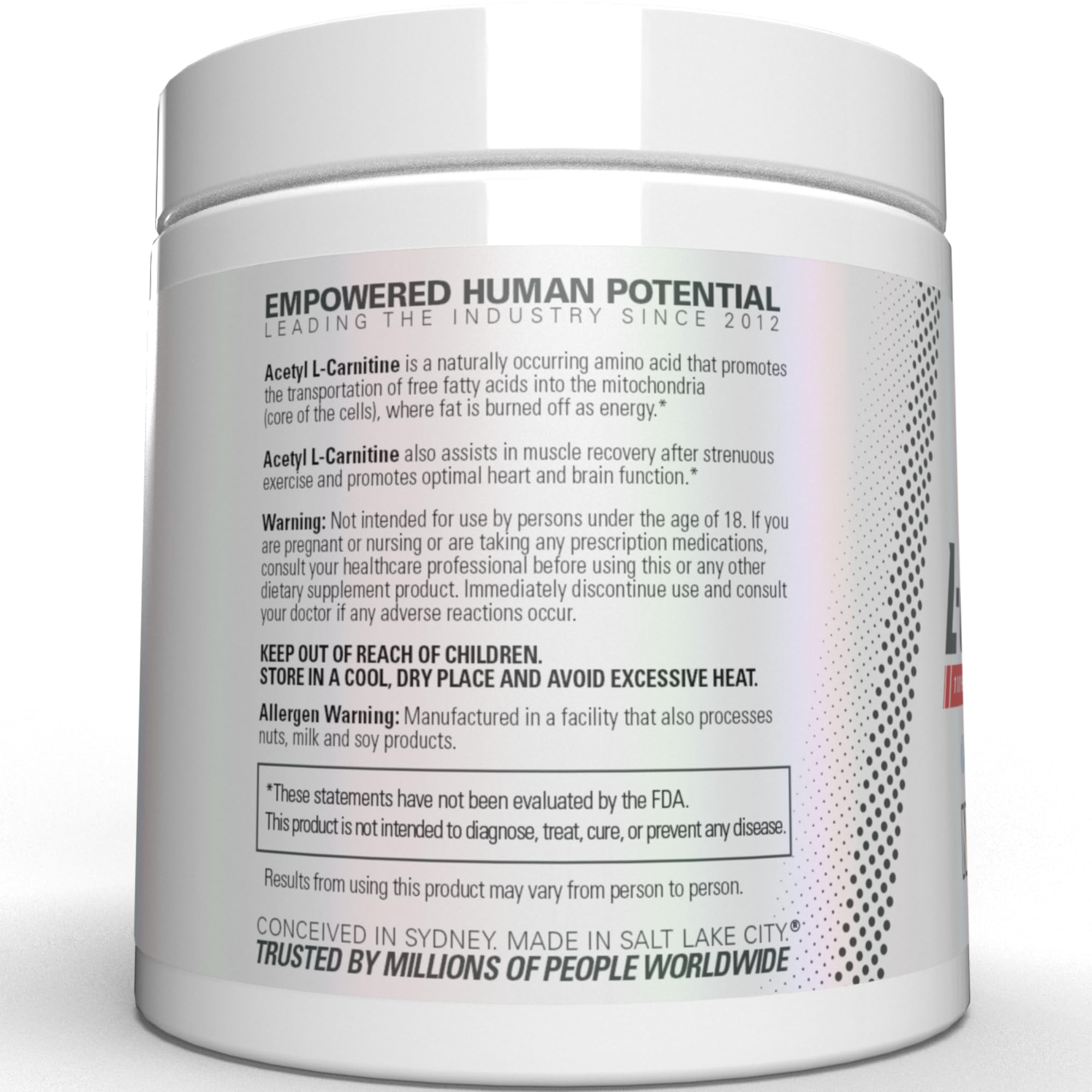 EHP Labs Acetyl L-Carnitine Powder – Brain Health & Energy

