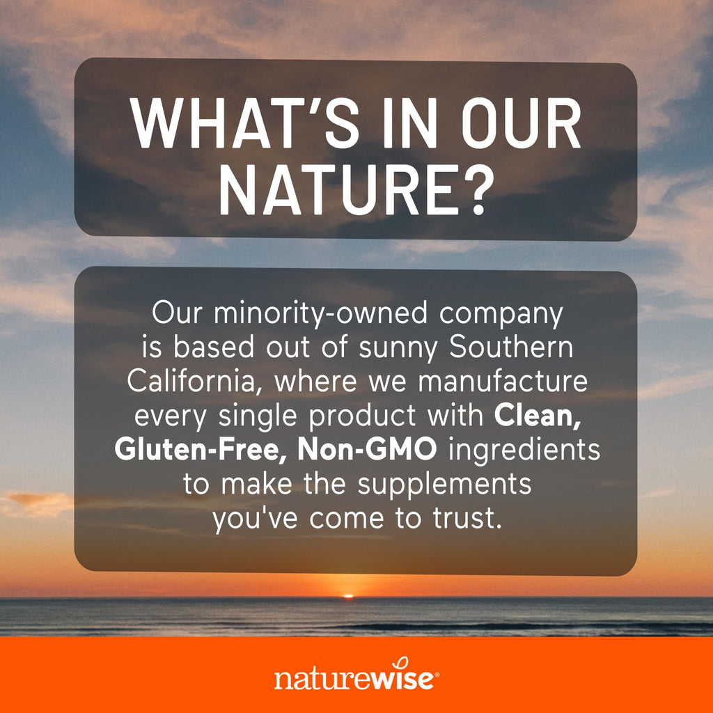 NatureWise Turmeric Curcumin + Ginger Supplement - Vegan

