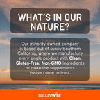 NatureWise Turmeric Curcumin + Ginger Supplement - Vegan

