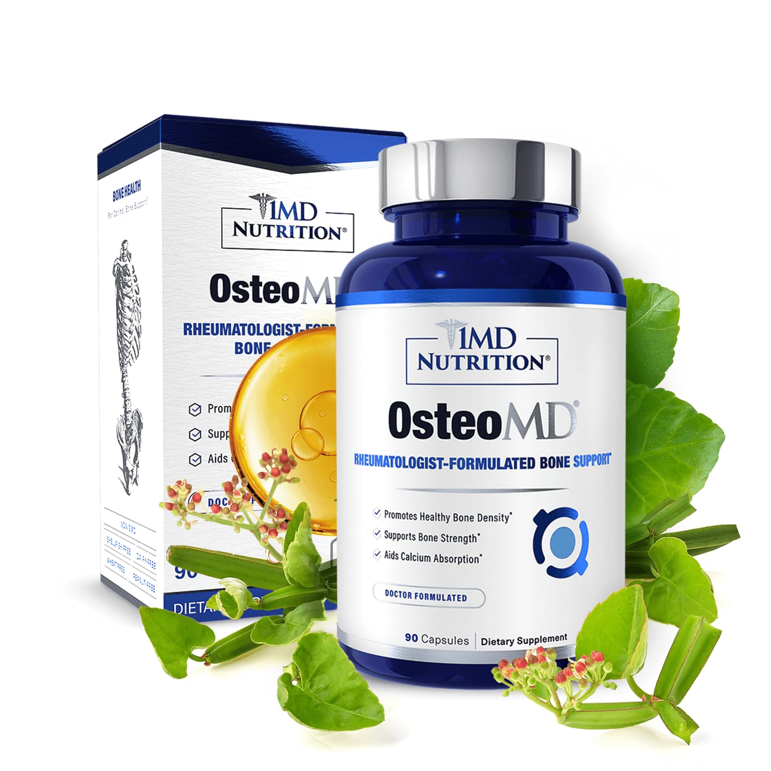 1MD OsteoMD Comprehensive Bone Support Supplement