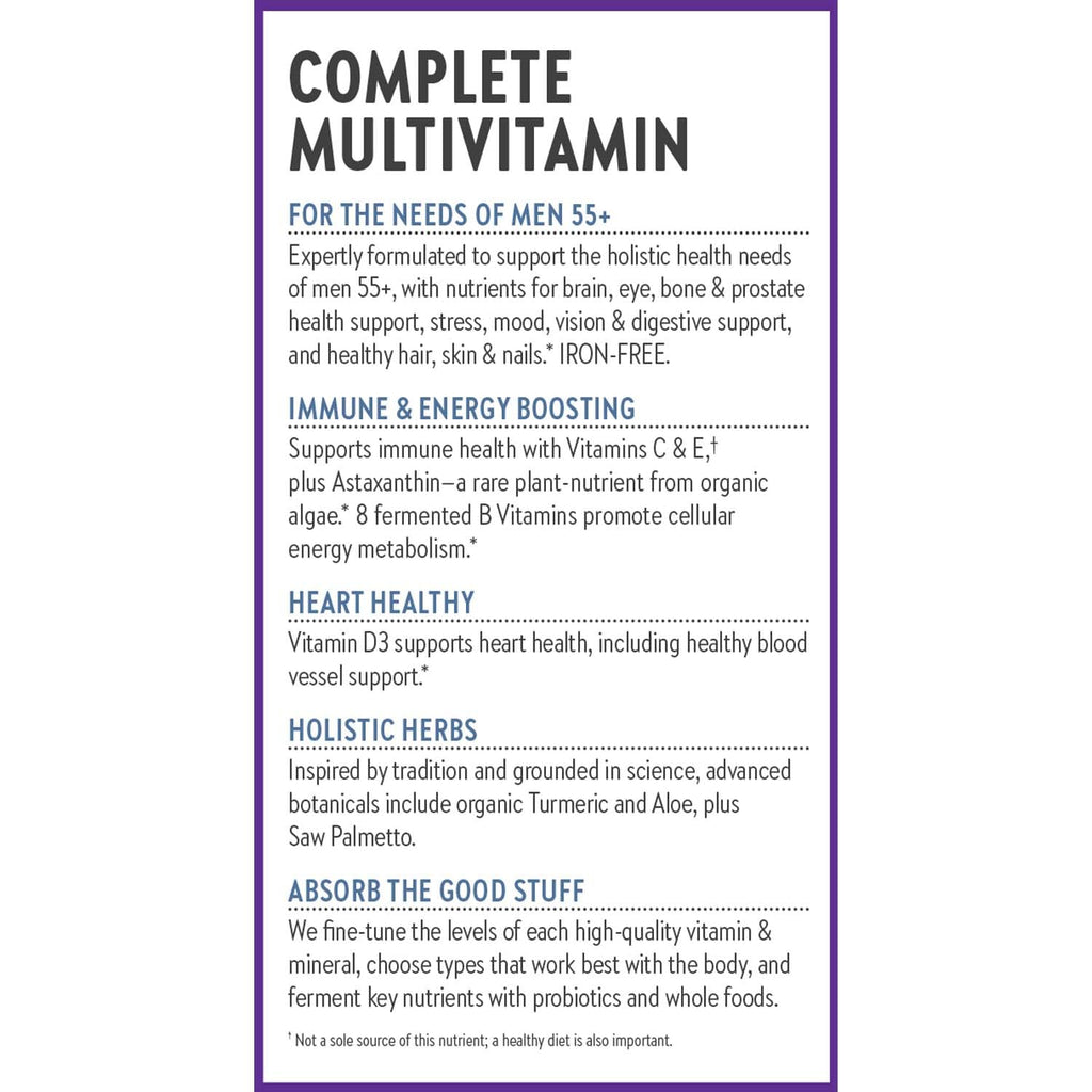 New Chapter One Daily Every Man's 55+ Multivitamin

