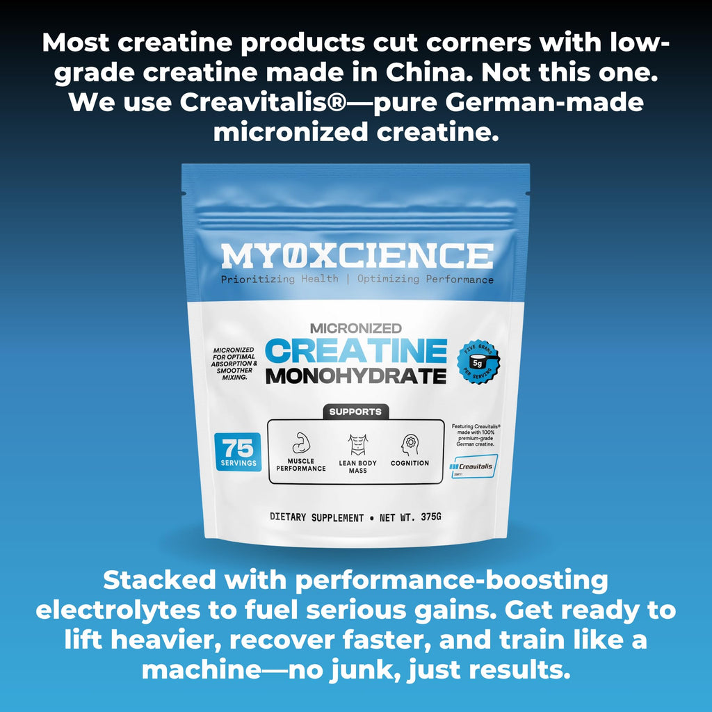 MYOXCIENCE Micronized Creavitalis Creatine Monohydrate

