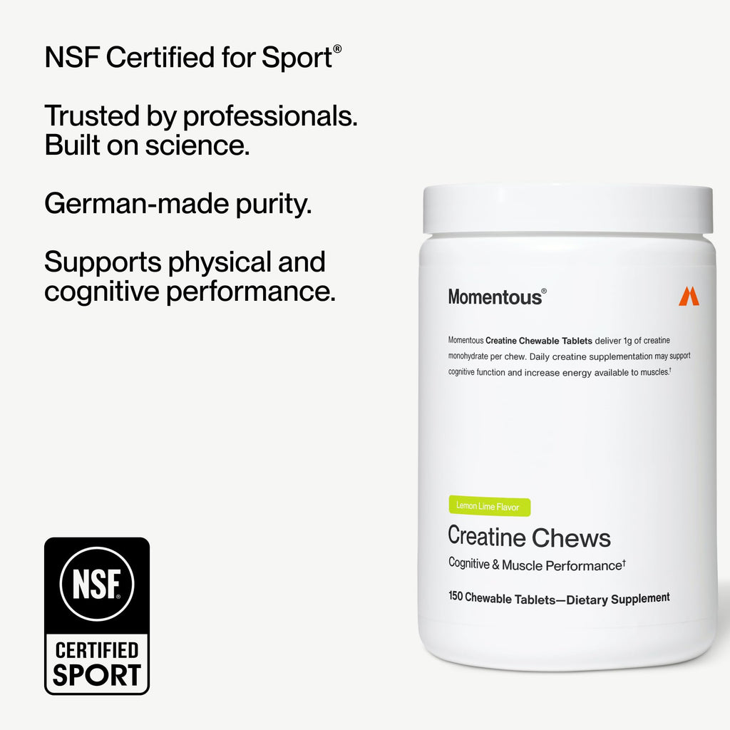Momentous Creatine Chews - Creatine Monohydrate for Strength

