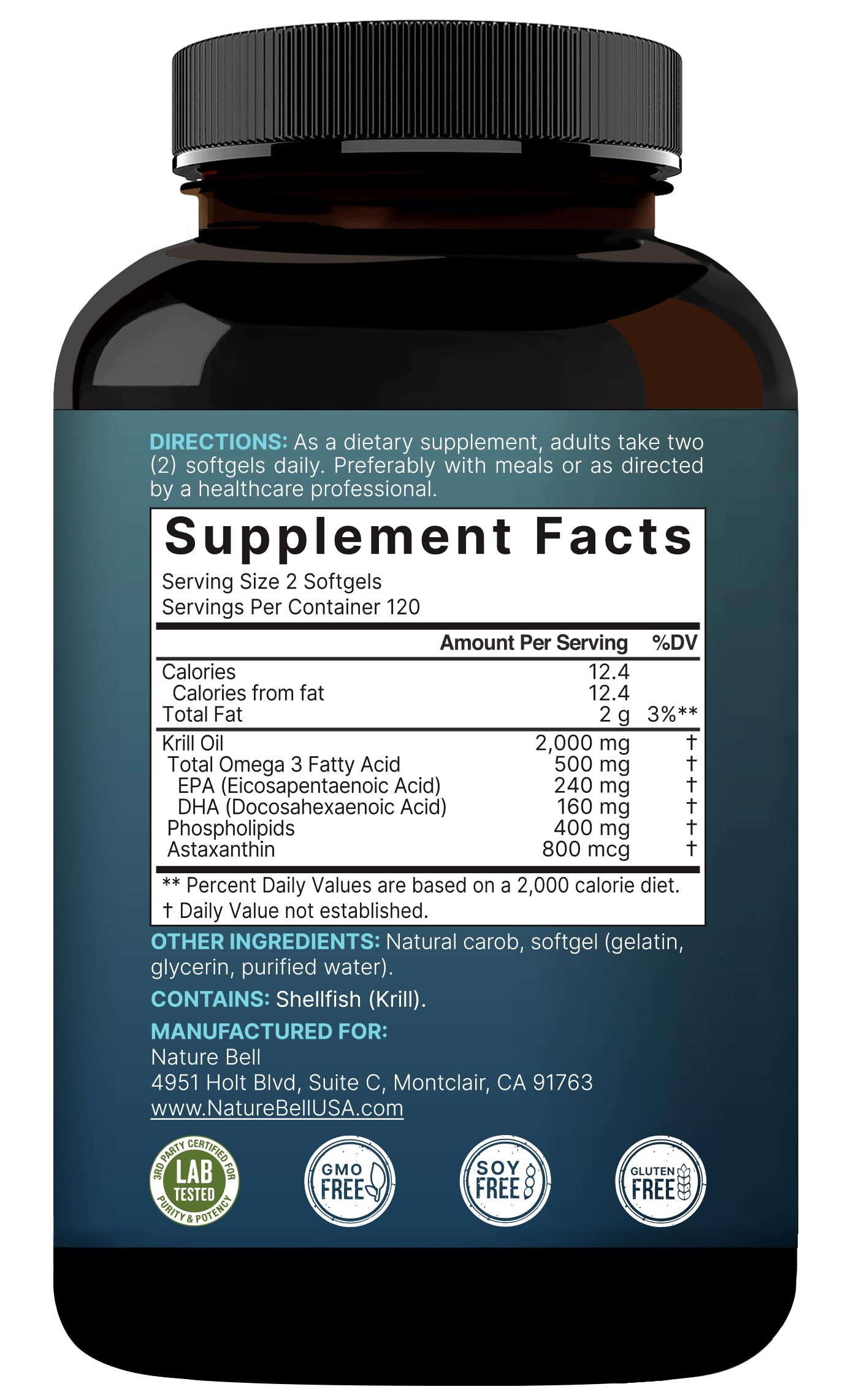 NatureBell Krill Oil Omega-3 Supplement for Joints

