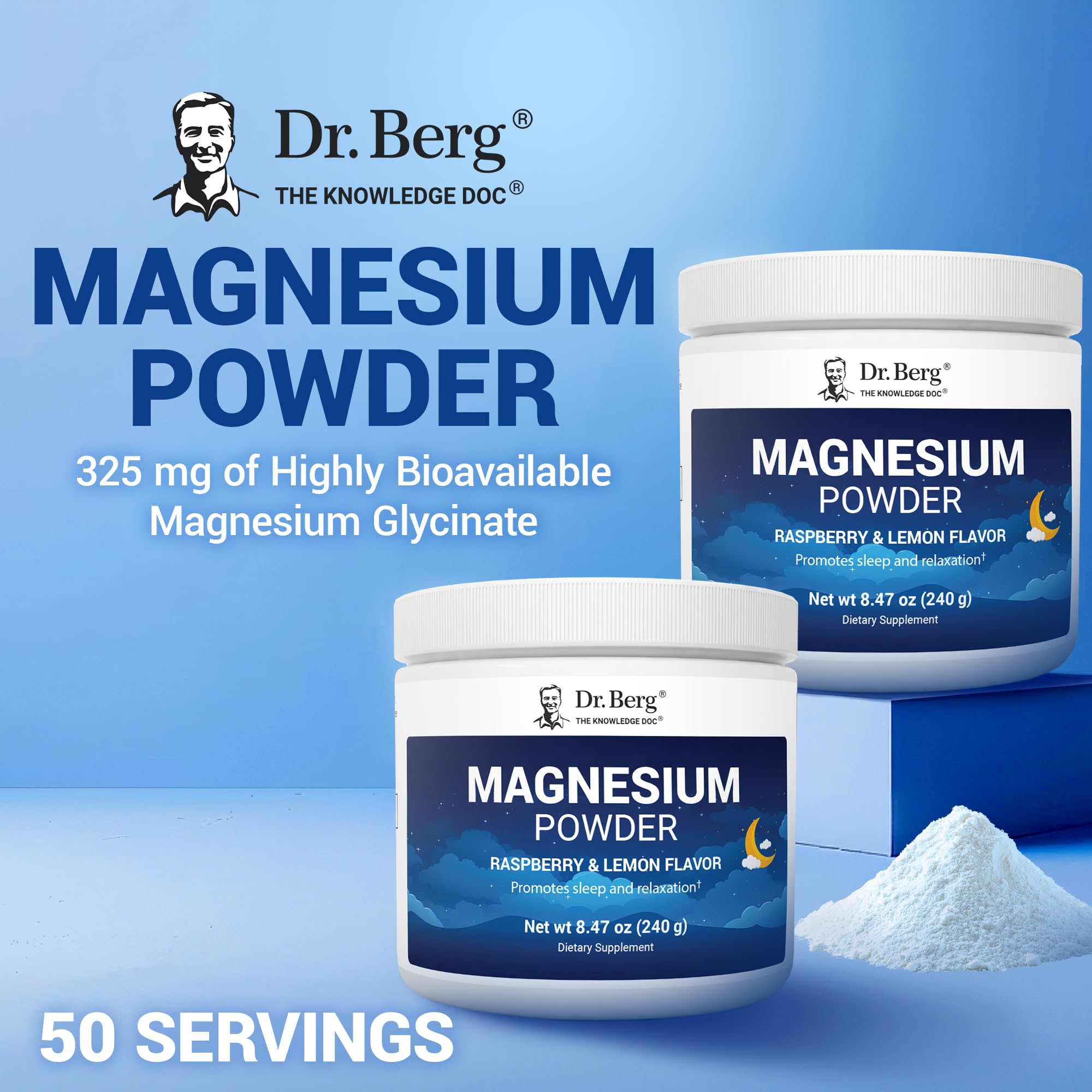 Magnesium Glycinate Powder - Dr. Berg Sleep Support


