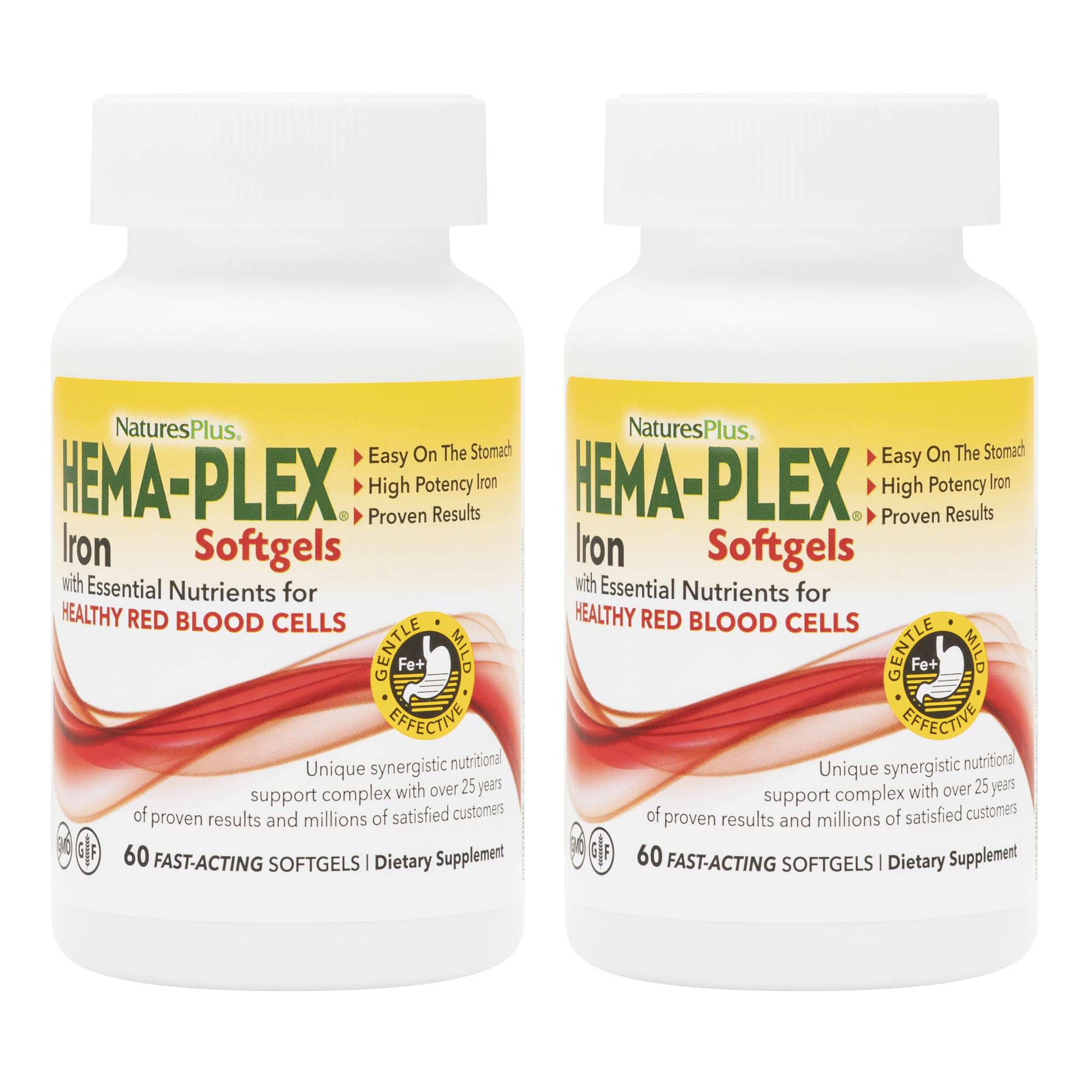 NaturesPlus Hema-Plex Iron – Fast-Acting Chelated Iron

