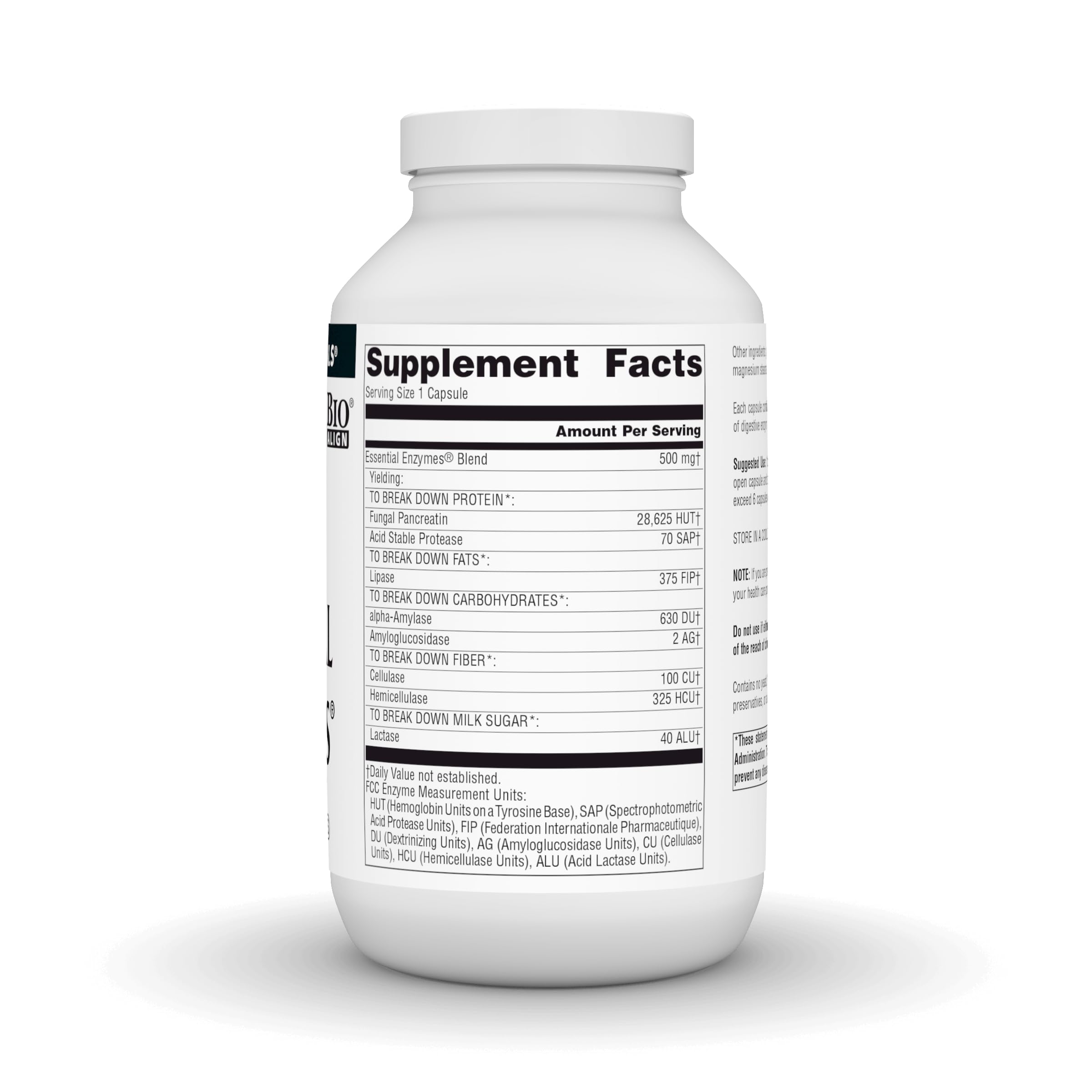 Source Naturals Essential Enzymes 500mg Digestive Enzymes

