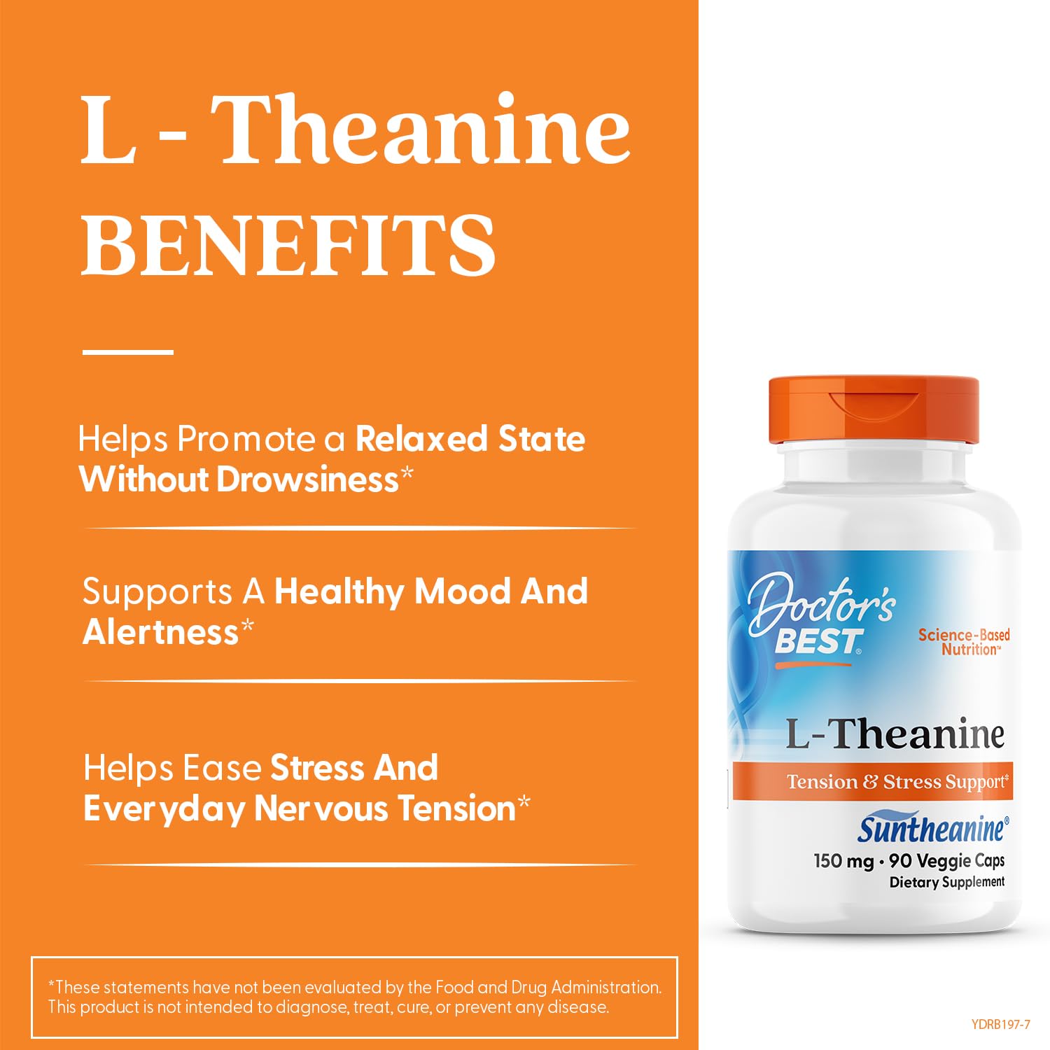 Doctor's Best L-Theanine Suntheanine | Relaxation & Focus

