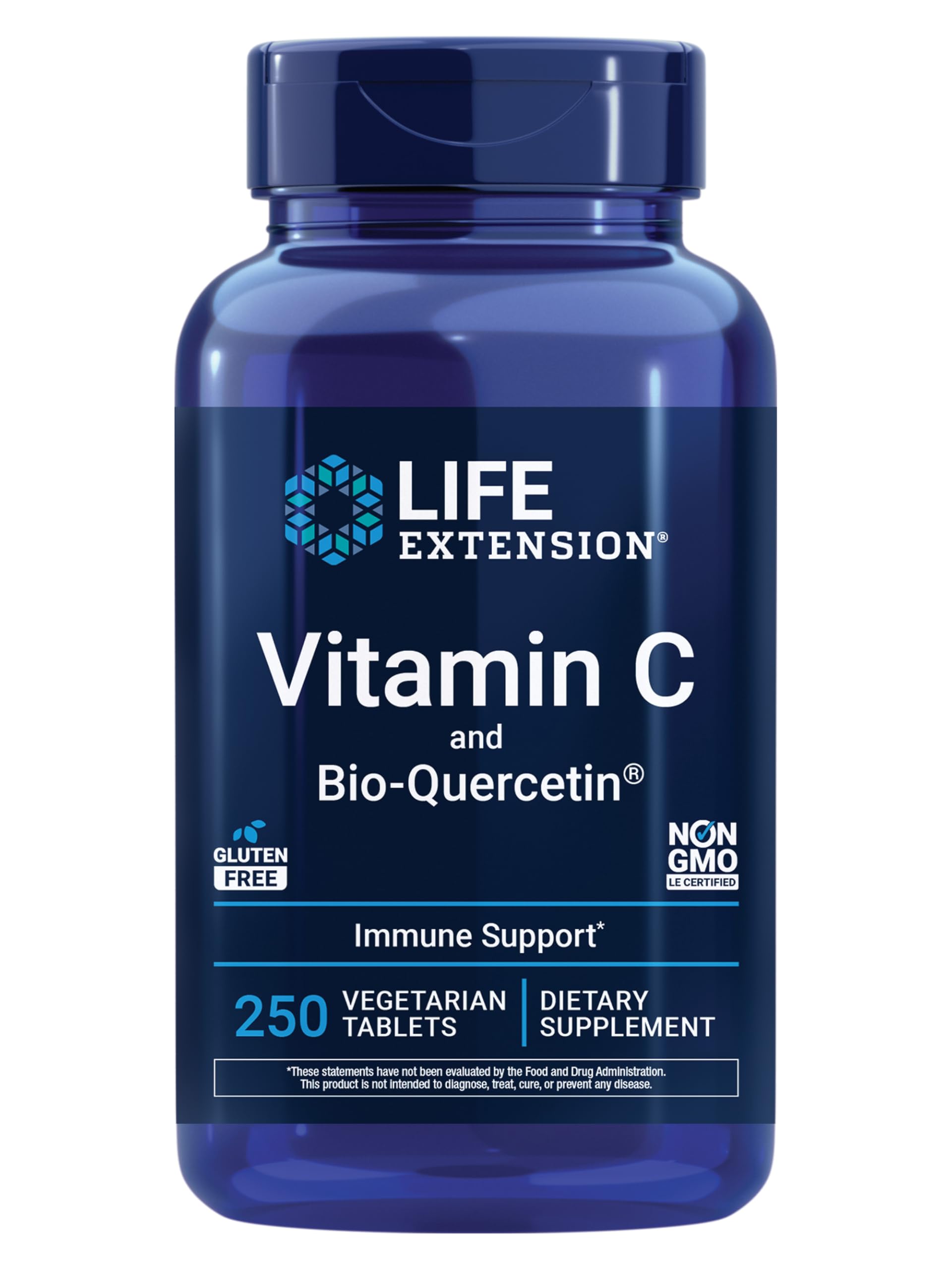 Life Extension Vitamin C and Bio-Quercetin for Immune Support

