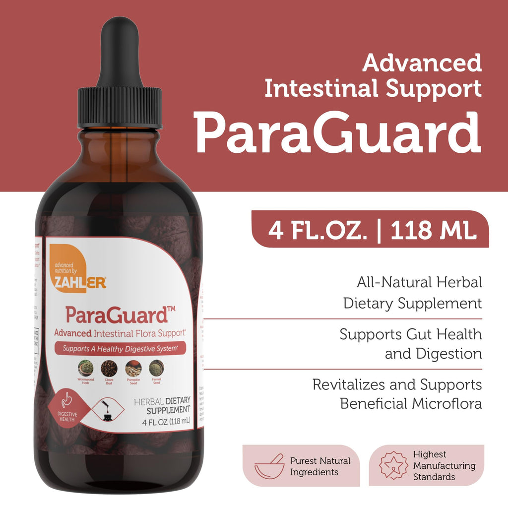 Zahler ParaGuard Gut Health Supplement | Herbal Digestive

