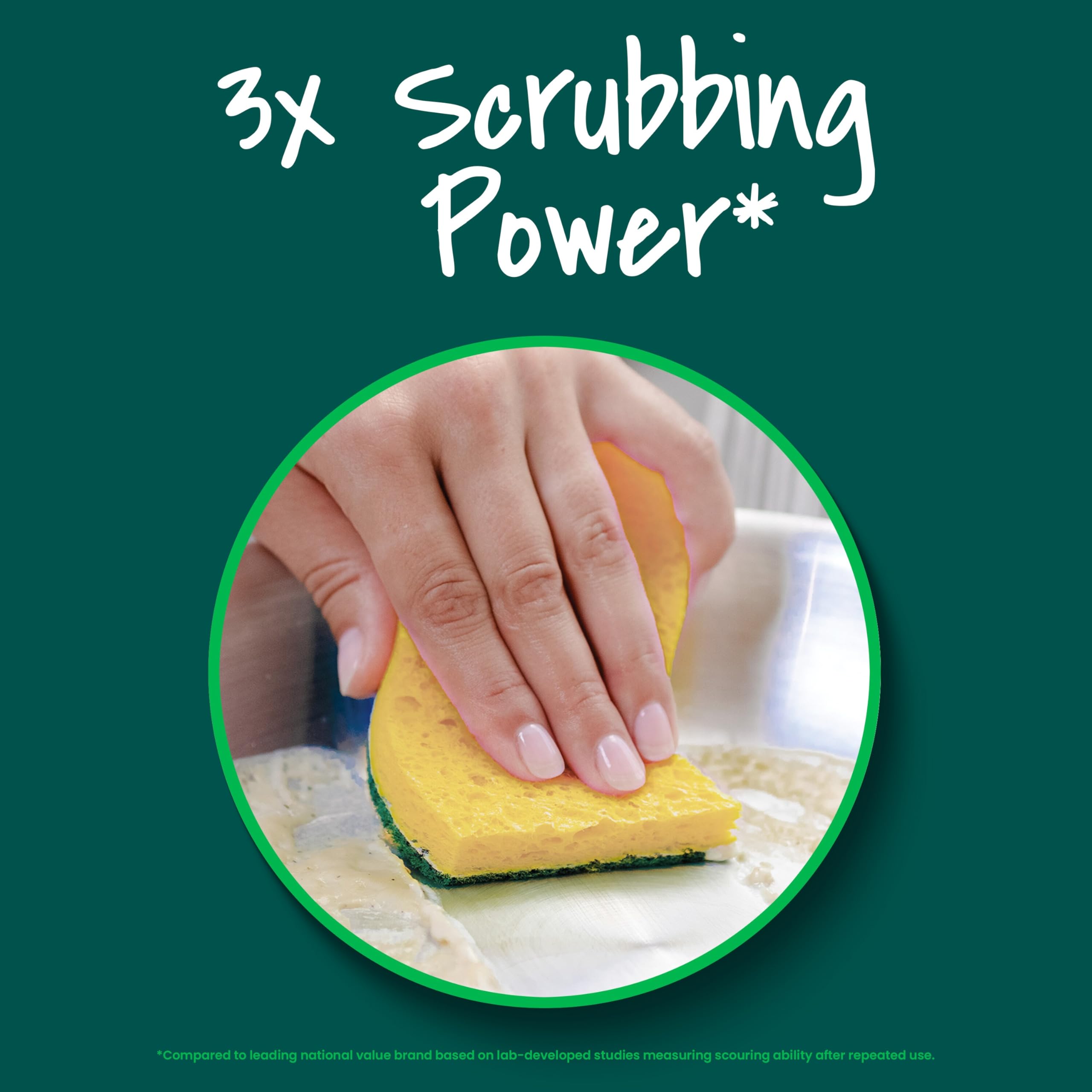 Scotch-Brite Heavy Duty Scrub Sponge for Kitchen

