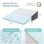Cozymaker Bed Wedge Pillow | Ergonomic Memory Foam

