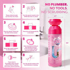 Foaming Drain Cleaner for Sinks & Drains - Hair & Odor

