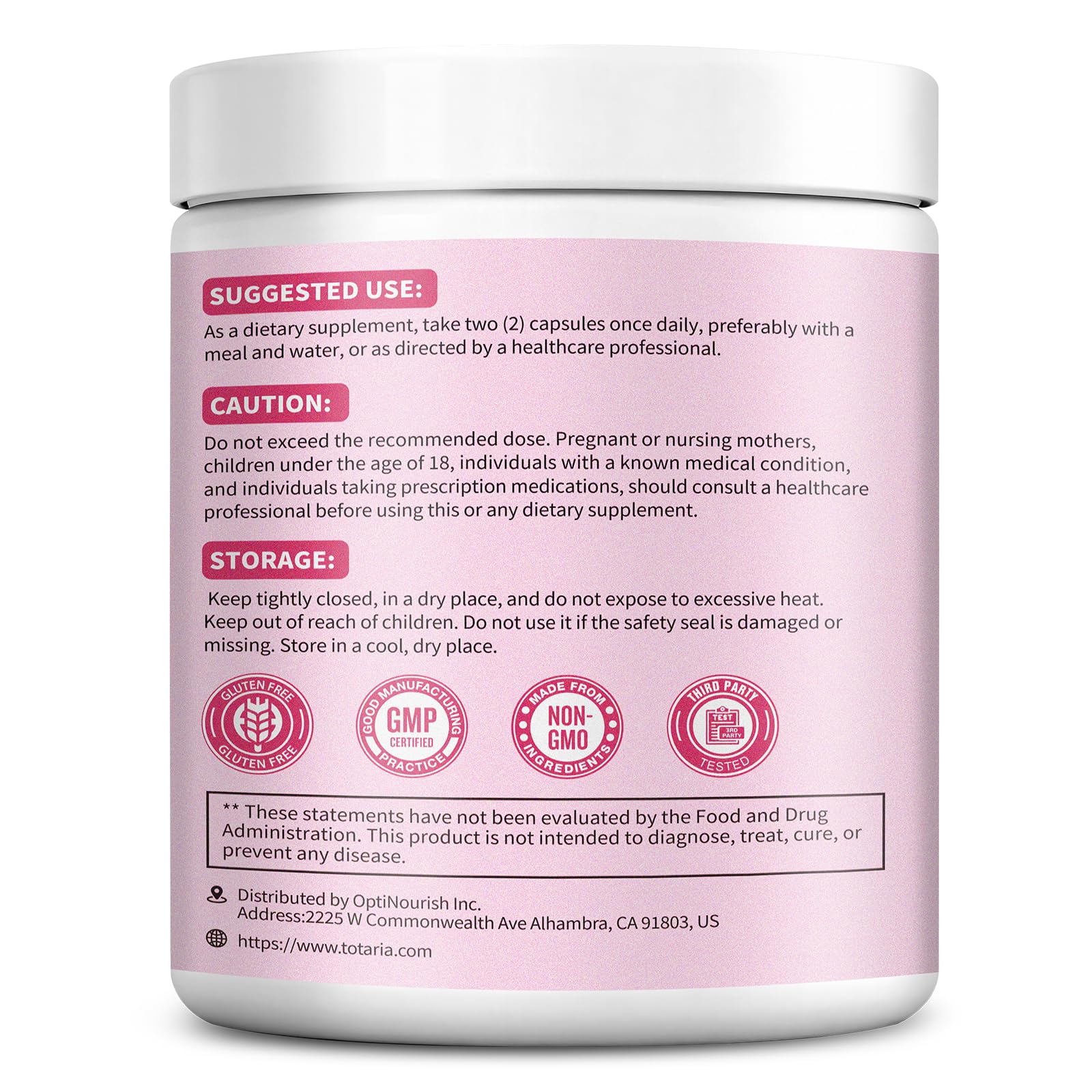 Totaria Hormonal Balance Supplement - Stress Support

