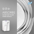 Scott Professional Hard Roll Towels - White | Purple Core Compatible

