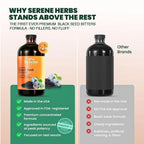 Serene Herbs Black Seed Bitters - Vegan Herbal Supplement

