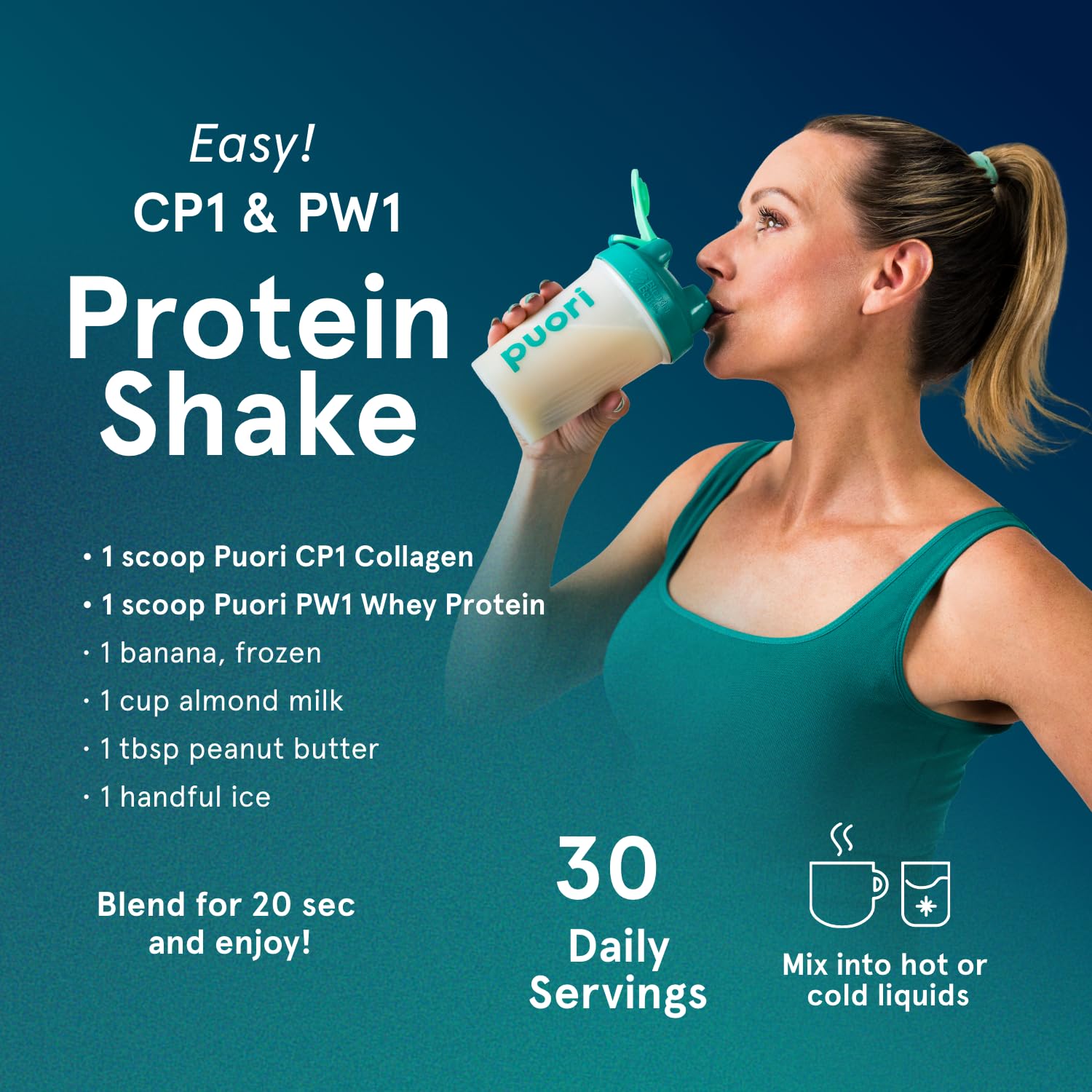 Puori Pure Collagen Peptides Powder

