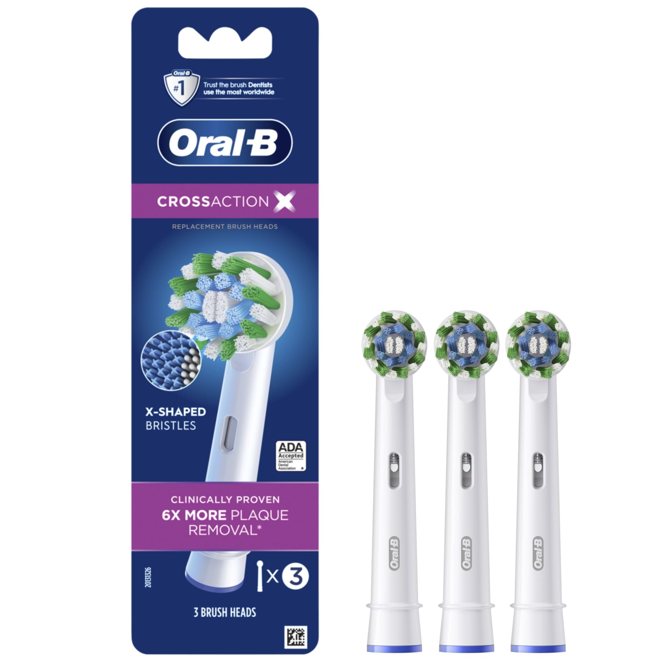 Oral-B Cross Action Replacement Brush Heads for Electric Toothbrush