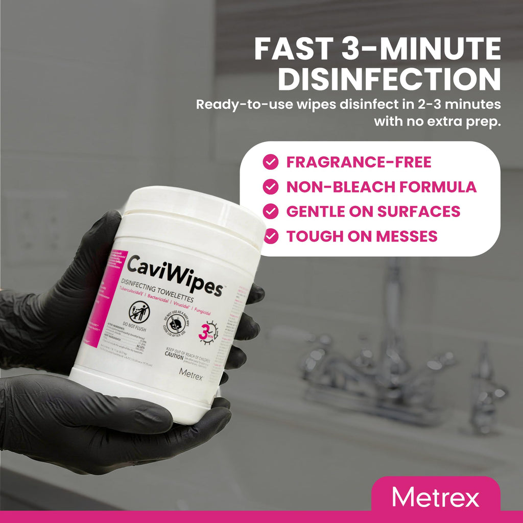 Metrex CaviWipes Disinfecting Towelettes Alcohol-Based Wipes

