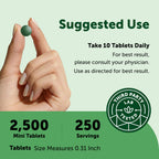 Micro Ingredients Organic Spirulina & Chlorella Mini Tablets

