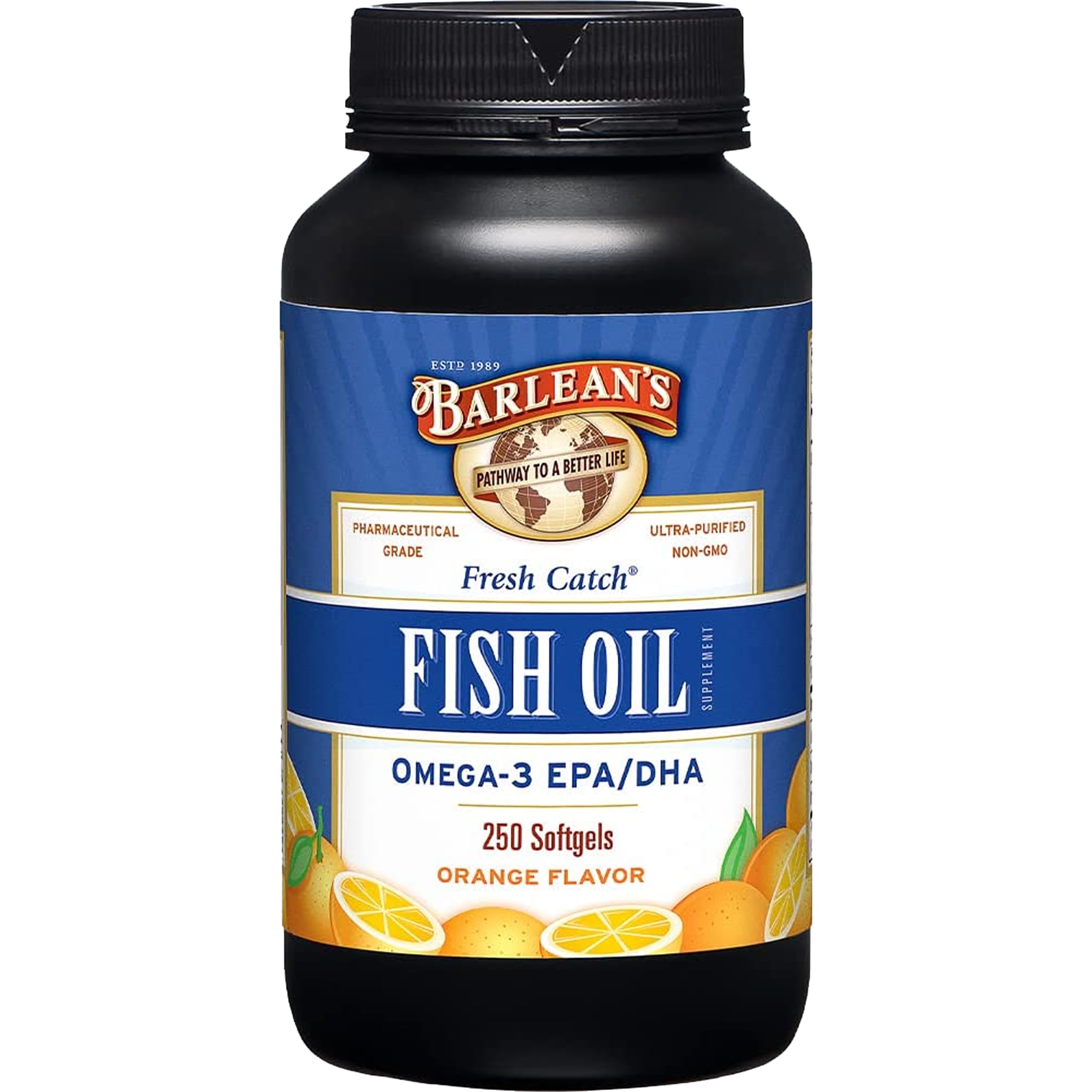 Barlean's Omega-3 Fish Oil Softgels 600mg EPA DHA

