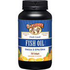 Barlean's Omega-3 Fish Oil Softgels 600mg EPA DHA for Heart Brain Health