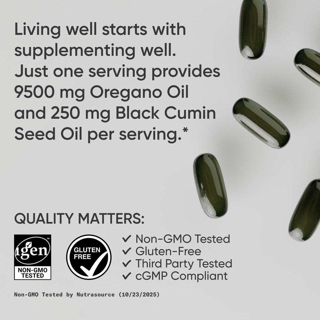 Oil of Oregano by Sports Research with Black Seed Oil

