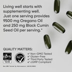 Oil of Oregano by Sports Research with Black Seed Oil

