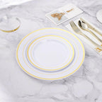 BESTVIP Disposable Plastic Plates Set for Parties

