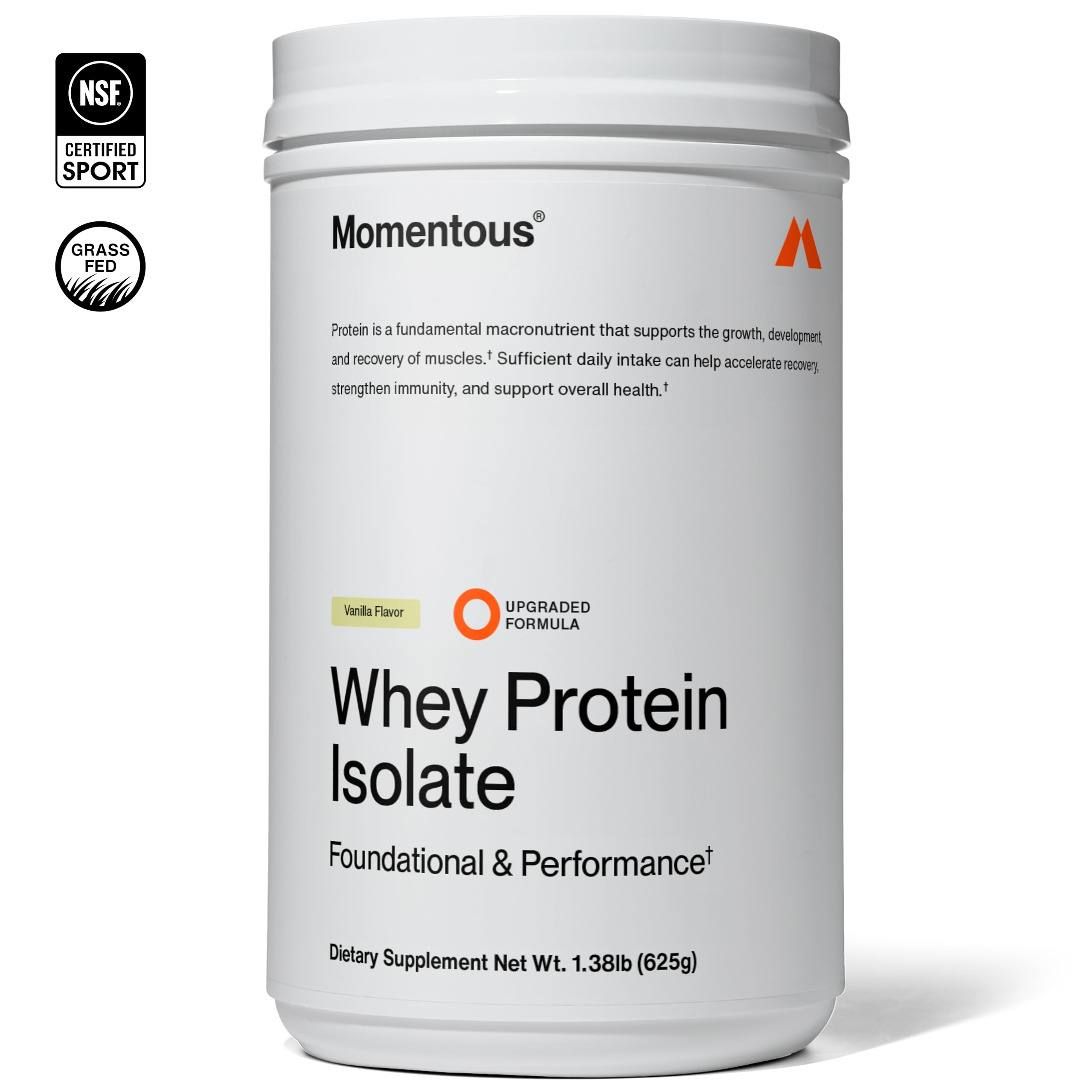 Whey Protein Powder Momentous Essential Grass-Fed

