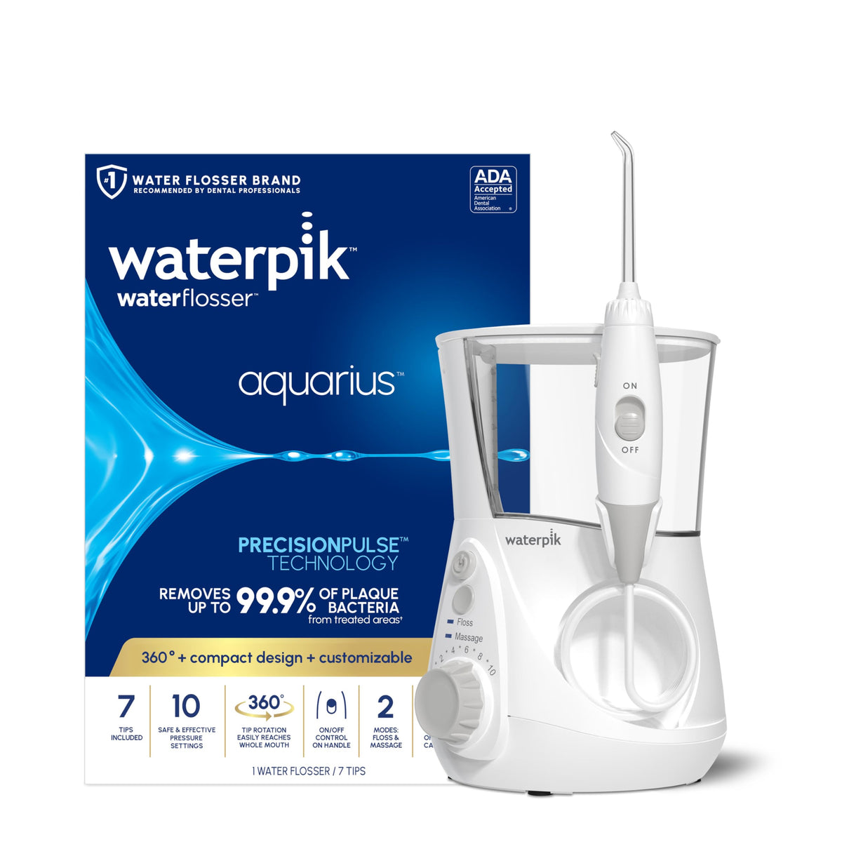 Waterpik Aquarius Water Flosser WP-667 ADA Accepted