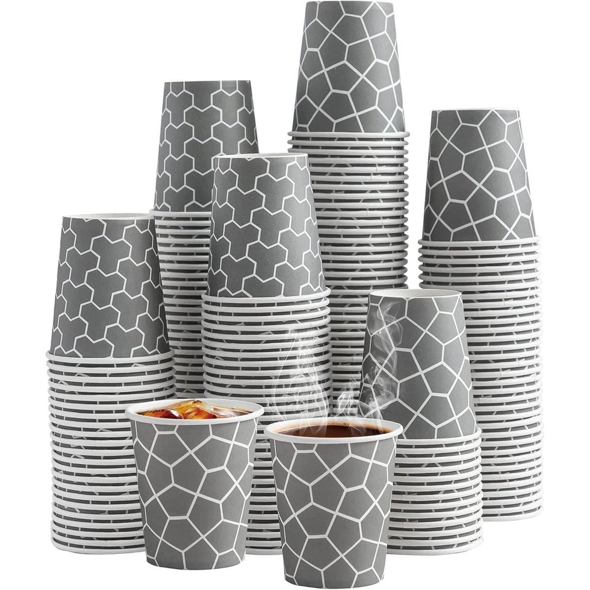 Huifany Paper Coffee Cups – Insulated Disposable Cups for Hot & Cold Drinks