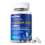 Liposomal Calcium AKG with D3 & K2 Softgels for Bone Health

