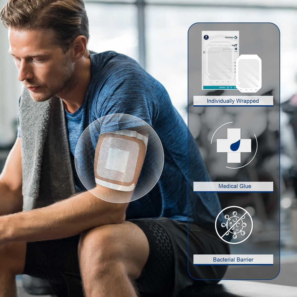 Ceeport Transparent Film Dressing | Waterproof Wound Patches

