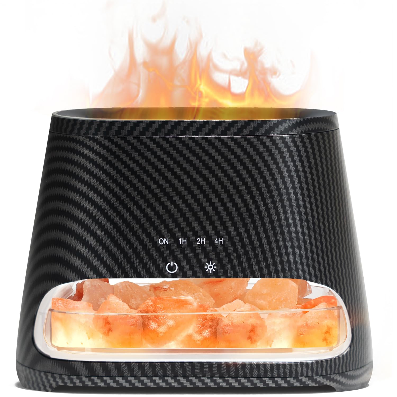 SALKING 2-in-1 Ultrasonic Essential Oil Diffuser & Himalayan Salt Lamp