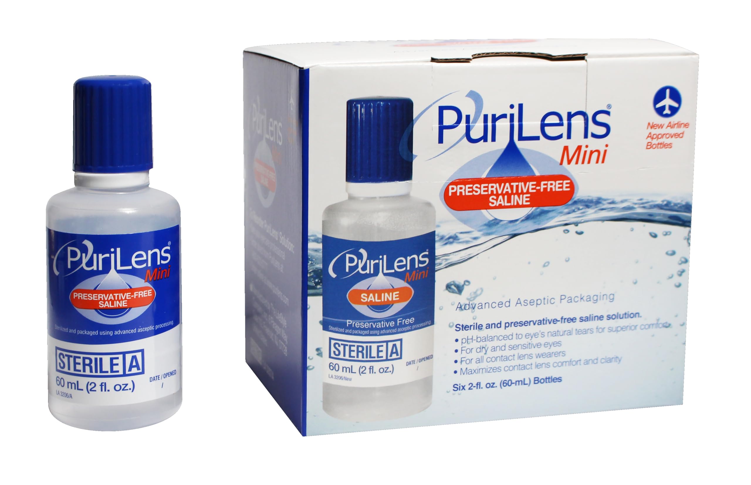Purilens Mini Preservative-Free Contact Lens Saline

