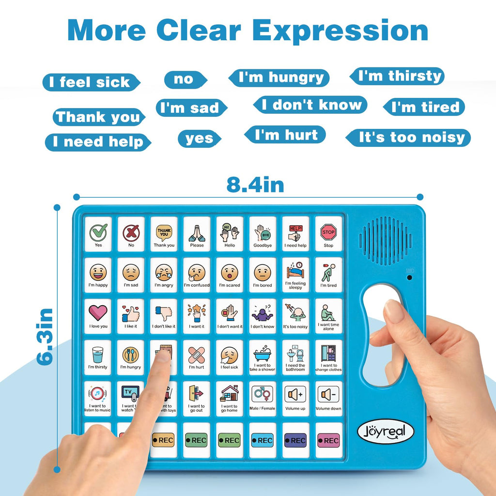 Joyreal AAC Device for Autism - 8-Button Tablet

