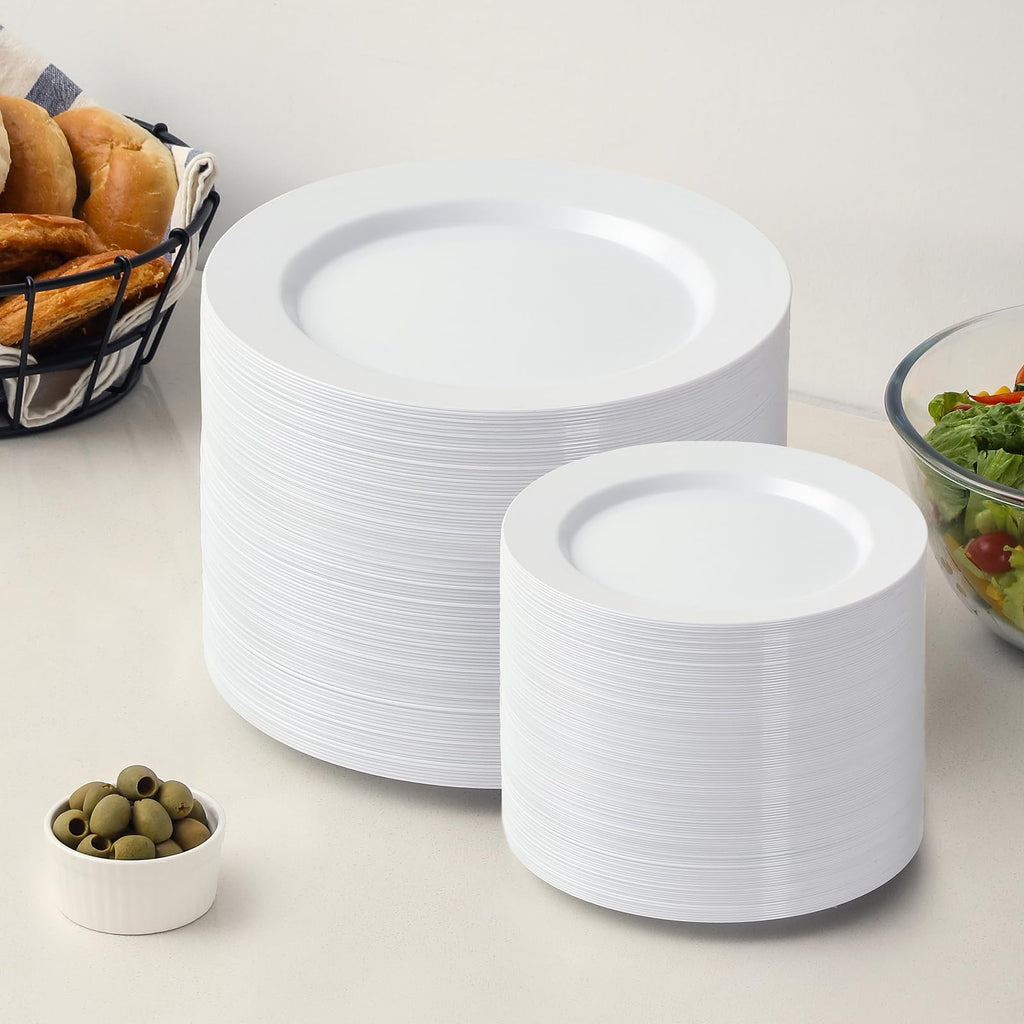 AOZITA Premium Heavy Duty Disposable Plates | Party & Events

