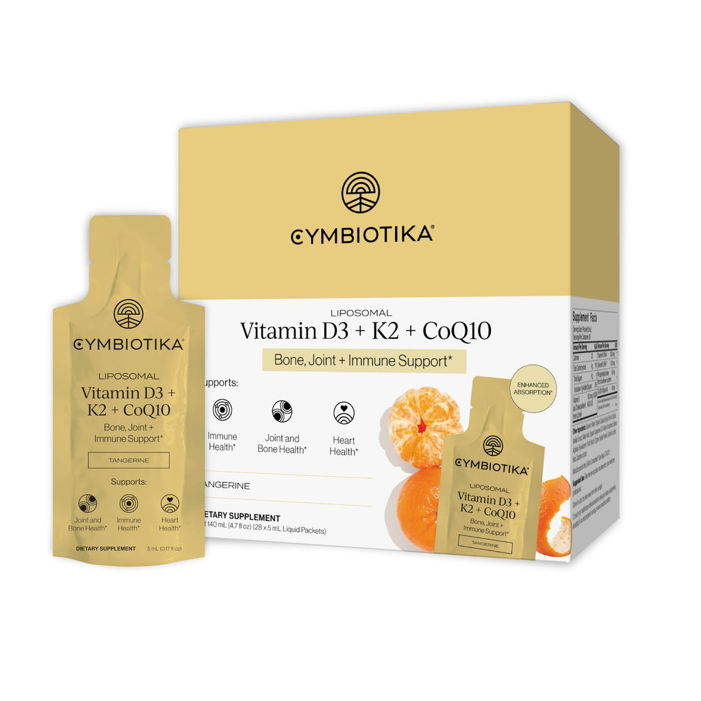 Cymbiotika Liposomal D3 + K2 + CoQ10 | Immune & Bone

