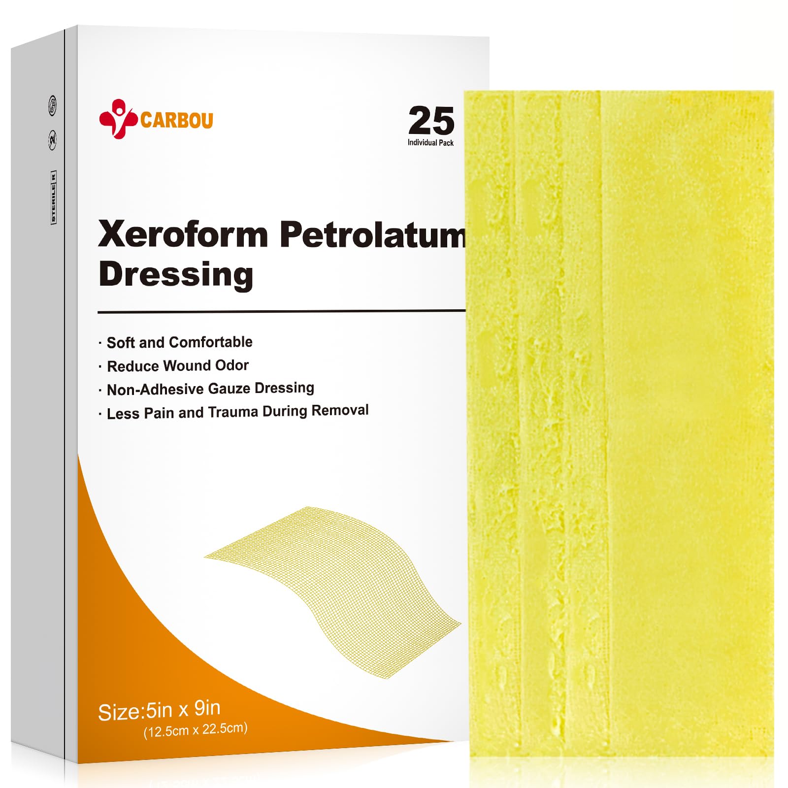 Carbou Medical Xeroform Petrolatum Dressing - Non-Adherent

