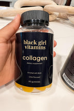 Collagen Gummies Black Girl Vitamins for Hair Skin Nails

