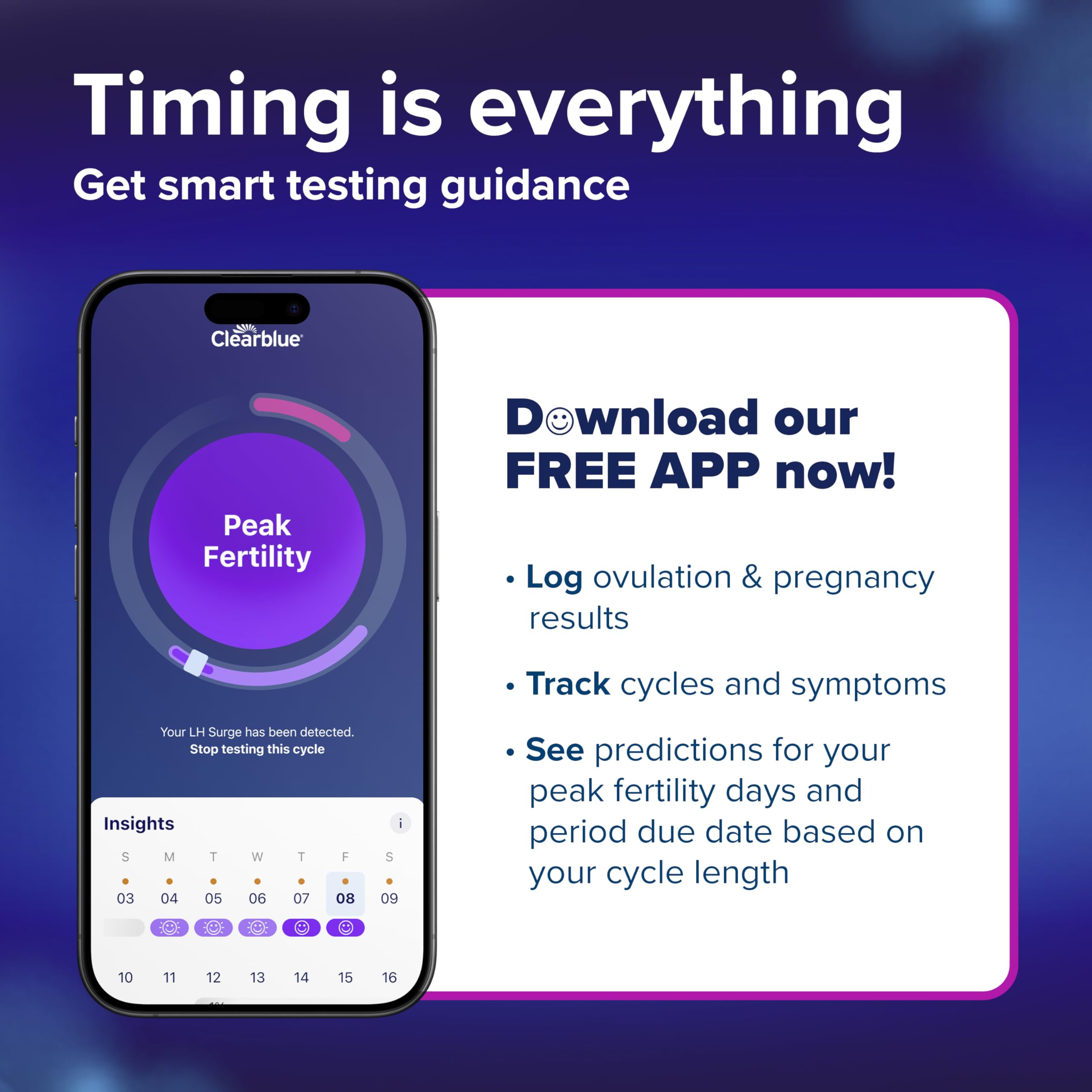 Clearblue Digital Ovulation Test | Predicts Fertile Window

