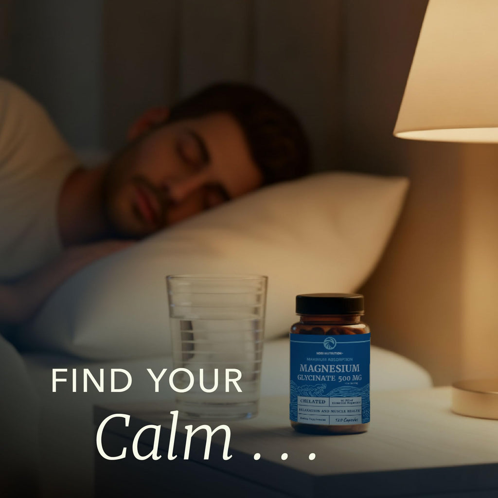 NobI Magnesium Glycinate Supplement | Chelated Absorption

