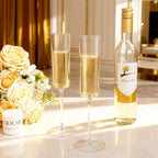 Ciaell Disposable Plastic Champagne Flutes | Party Glasses

