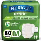 FitRight Adult Diapers with Tabs Extra+Heavy Absorbency